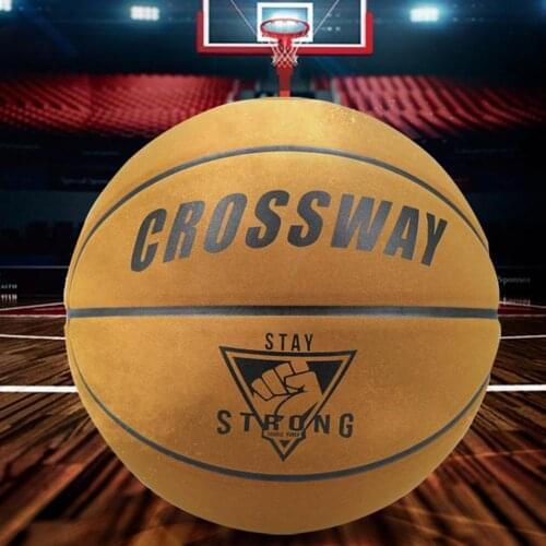 CROSSWAY Training Basketball Anti-Abrasion Skid Resistance Good Elasticity Official Size 7 Basketball Match Training Ball