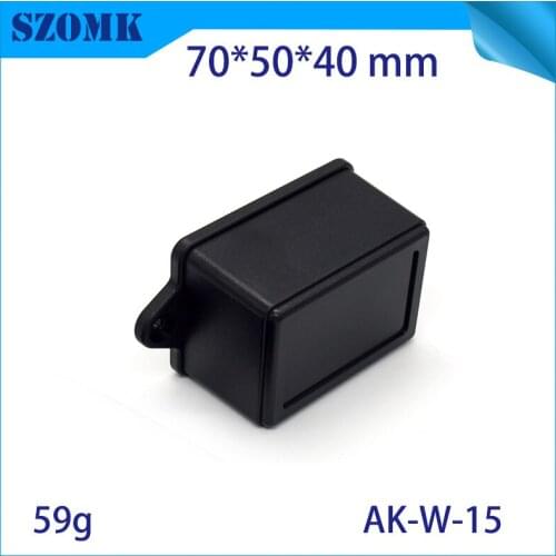 Wall mounting instrument control box (1 pcs) plastic enclosure junction housing plastic project box pcb enclosure 70*50*40mm