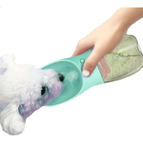 550ml/350ml Pet Water Bottle Dog Leakproof Portable Drinking Feeders Drinker Outdoor Travel Supplies Pets Feeders