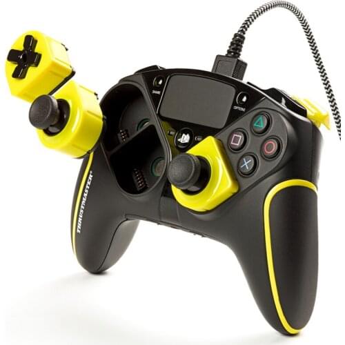 Eswap Elite Gamepad Modular Custom PS4/PC Computer Version Yellow Silver Accessories Figure Master