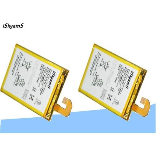 ISkyamS 2x 3100mAh LIS1558ERPC Replacement Li-ion Battery For Sony Z3 L55U L55T D6603 D6653 D6616 D6633 D6603