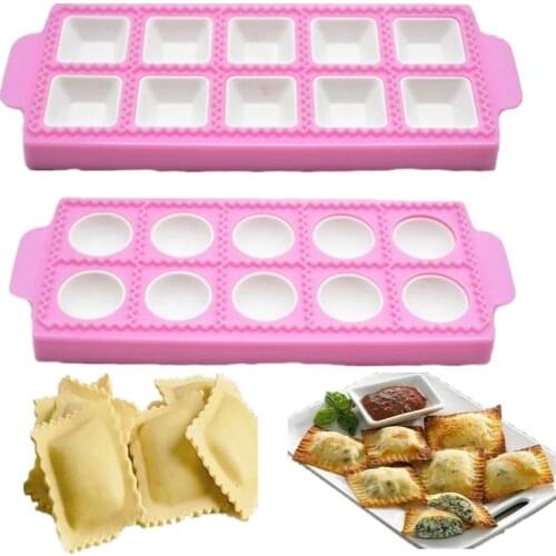 Kitchen tools 10 with tortellini molds Ravioli aluminum shape dumplings dumplings kitchen DIY tools for making pastry dumplings