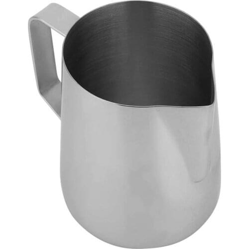 Curved Pour Spout Coffee Pitcher Frothing Jug for Home Cafe Latte Art Accessory