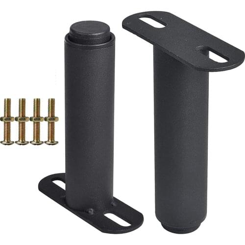 Metal Furniture Legs, Adjustable Round Bed Sofa Desk Cabinet Foot Legs, Heavy Duty Thickened Replacement Table Chair Bed