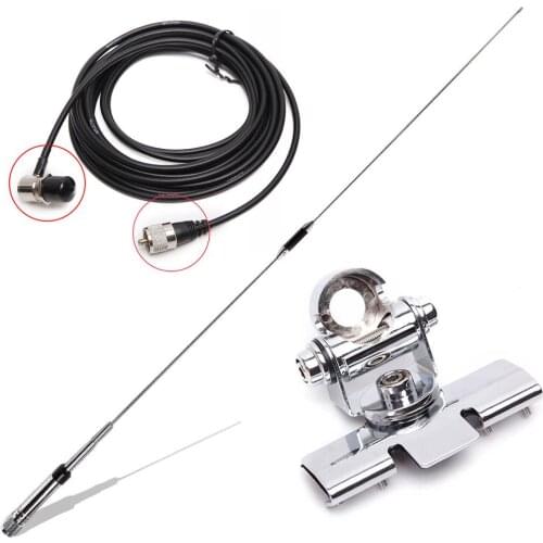 NAGOYA NL-770R Dual Band VHF/UHF 144/430MHz 3.0/5.5 dBi High Gain Amateur Car Radio Mobile/Station Antenna SL16-J/M Male PL-259