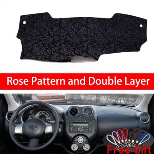 Rose Pattern For Nissan MARCH Micra K13 2010 2011 2012 2013 2014-2016 Car Stickers Car Decoration Car Accessories Car Decals