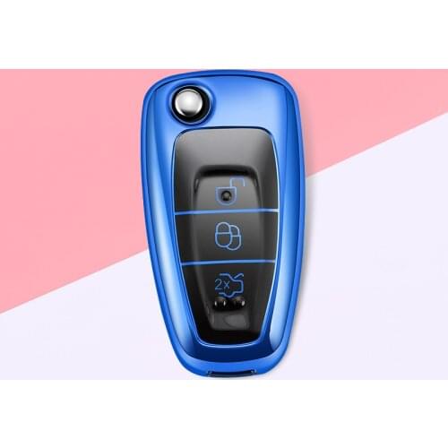 New TPU car key case for Ford Ranger C-Max S-Max Focus Galaxy Mondeo Transit Tourneo Custom car key chain for women and man new