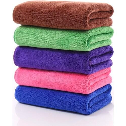 New 2pcs/lot Sanded Quick Drying Microfiber towel 30*70 absorbent beauty dry towel Car wash towel Dish Duster Cleaning Cloth