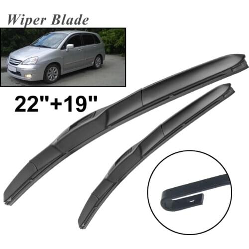 Okowiper RHD & LHD Front Wiper Blades For Suzuki Liana Wagon 2001 - 2007 Windshield Windscreen Front Window 22"+19"