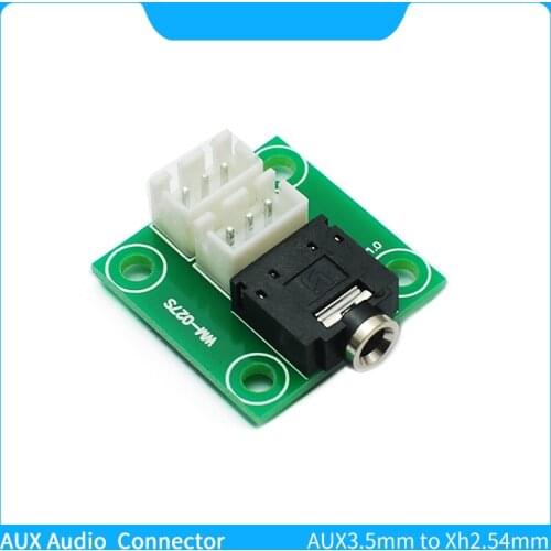 Audio Signal Connection Board Earphone Connector Aux 3.5mm Socket to Jack 2.54 mm 3pin interface Adapter