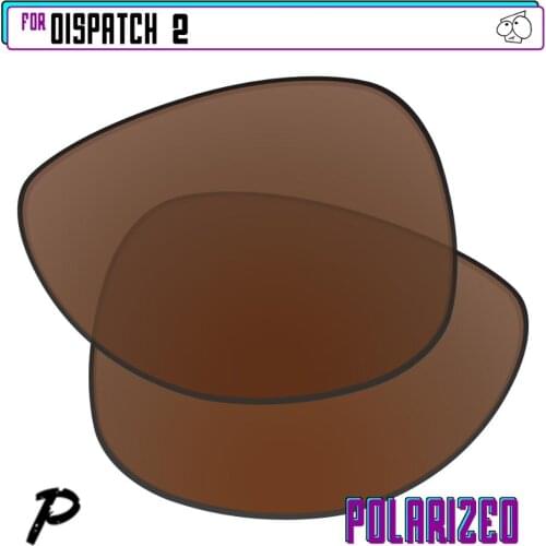 EZReplace Polarized Replacement Lenses for - Oakley Dispatch 2 Sunglasses - Brown P