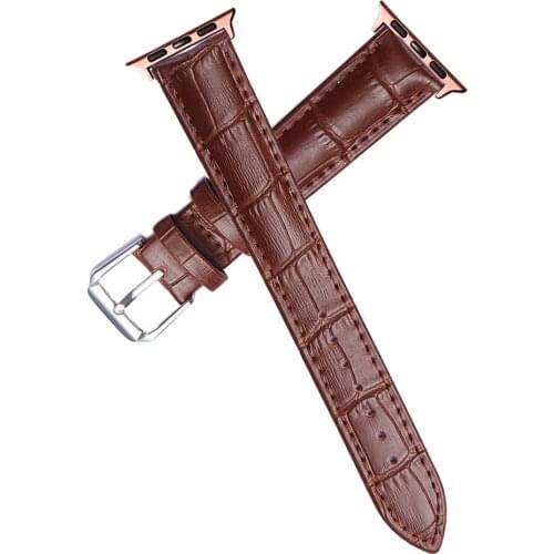 Leather Strap for Apple Watch Bands 42mm 44mm iWatch Series 6 5 4 3 2 1 Watch Accessories Replacement Loop Bracelet 38mm 40mm