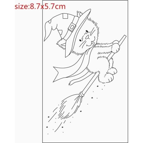 Rubber Silicone Clear Stamps for Scrapbooking Tampons Transparents Seal Background Stamp Card painting Making Diy cat
