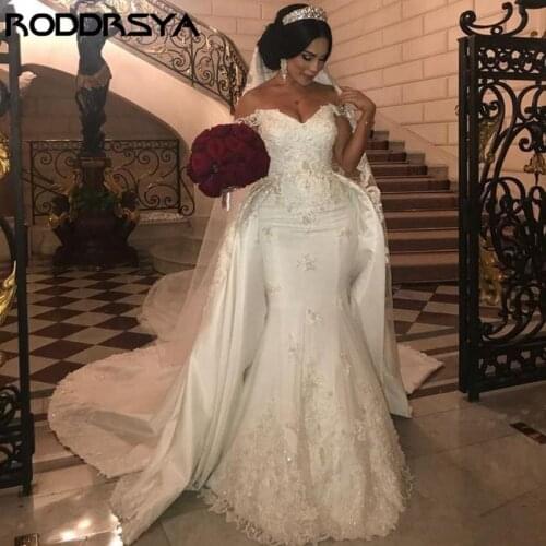RODDRSYA Wedding Dresses With A Train