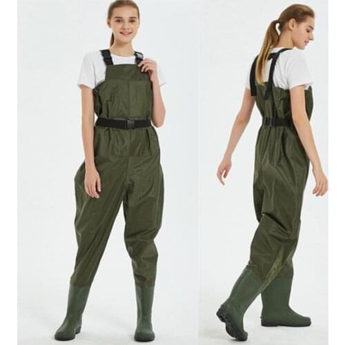 Fly Fishing Chest Waders Breathable Waterproof Stocking Foot River Wader Pants for Men And Women Sea Rock Fishing Boots Shoes