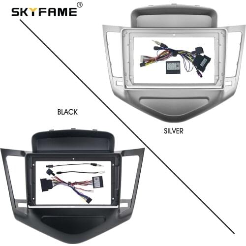 SKYFAME Car Frame Cable canbus For CHEVROLET Cruze 2009-2014 Android Big Screen Dask Kit Fascia Frame