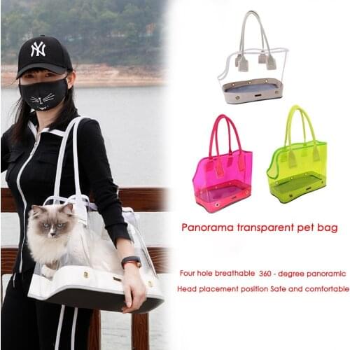 Carrying Bags For Small Dogs Carriers For Cats Chihuahua Pet Travel Bag Dog Handbagtransport Laser color bags dog toys cat toys