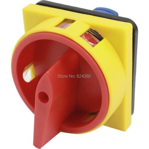 SZW26-20/1GS AC 660V 20A Universal Rotary Cam Selector Combination Changeover Switch 2 Postion 4 Terminals