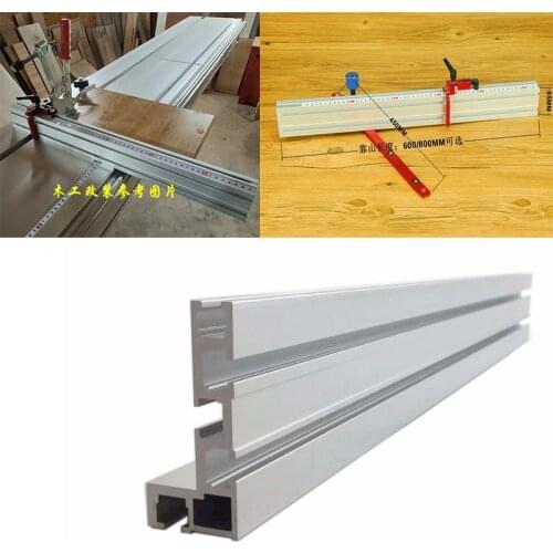 600mm 75 Type T-Slot Aluminium Woodworking Backer Table saw For Woodworking workbench DIY modification