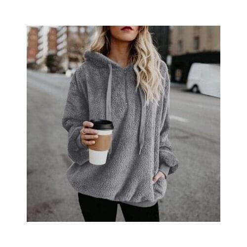 2020 Warm Hooded Sweater Women Thick Pullovers Women Outerwear Long Sleeve Womens Sweater Oversized Jumpers Women Pull Femme
