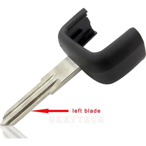Uncut Blank Left Blade For Opel Astra Vectra Zafira Omega Replacement Remote Car Key Fob Cover Shell Case Wide Head HU46 Blade