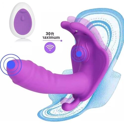 Wear Dildo Vibrator Sex Toy for Women Orgasm Masturbator G Spot Clit Stimulate Remote Control Panties Vibrators Adult Sex Toys