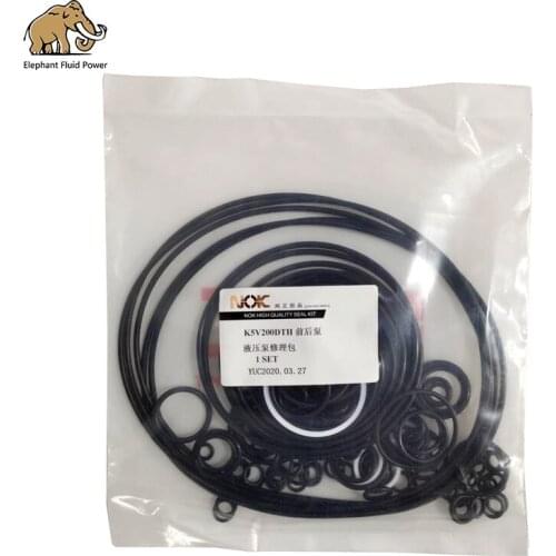 Piston Pump parts for Kawasaki K5V200 Tandem pump Seal Kits