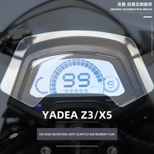 Motorcycle Meter Protective Film Dial Waterproof Anti-scratch Sticker Film for For YADEA Z3 X5