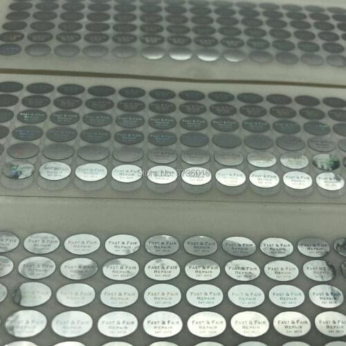 10000 Packs Per Pack Hot Selling Customizable Stickers For Mobile Phone Parts And Othe Identification Paste When Product Is Sold