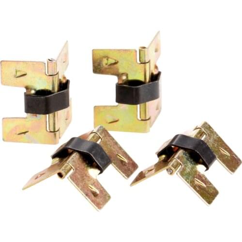 4Pcs MIni Size Self-Closing Metal Spring Hinges For Jewelry Chest Gift Wooden Box Wine Case