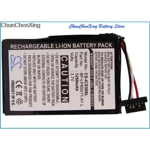 Cameron Sino 1250mAh Battery BP-LP850/11-A1 L for NAVMAN S30, S50, S70, S80, S90, S90i