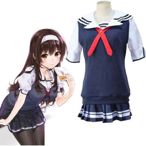 Anime Saekano: How To Raise A Boring Girlfriend Cosplay Costumes Utaha Kasumigaoka Cosplay Costume Saenai Heroine No Sodatekata