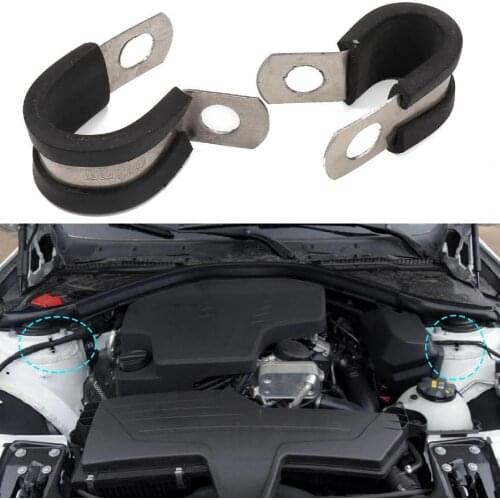 Anti-oxidization Anti-corrosion R-Shaped Rubber Cushion Pipe Clamps for Home Appliance