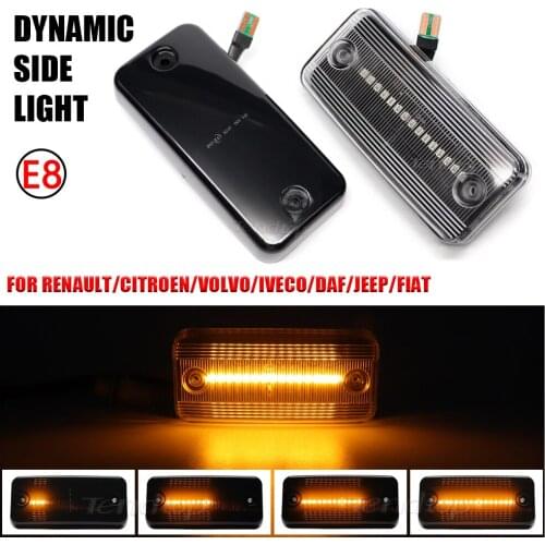 Car Lights For Fiat Relay Peugeot Boxer Renault Volvo Man Iveco Daily DAF Jeep Cherokee Dynam Led Turn Car Accessories