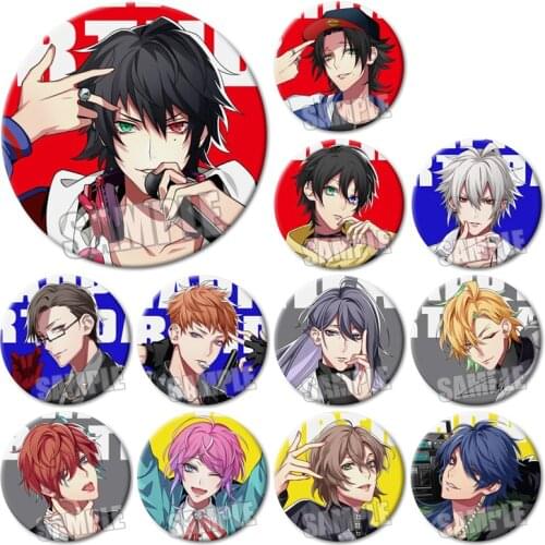 1pc 58mm Anime Division Rap Battle Cosplay Badges DRP Yamada Ichiro Brooch Pins Icon Collection