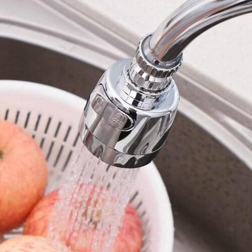Innovative Kitchen Faucet ABS Stainless Steel Splash-Proof Universal Tap Shower Water Rotatable Filter Sprayer Nozzle 360 Angle