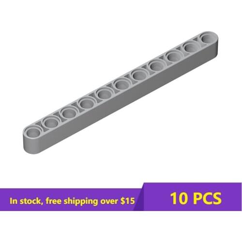 10PCS MOC Bricks 64290 32525 High-Tech Liftarm 1 x 11 Thick For Building Blocks Parts DIY Educational High-Tech Parts Toys