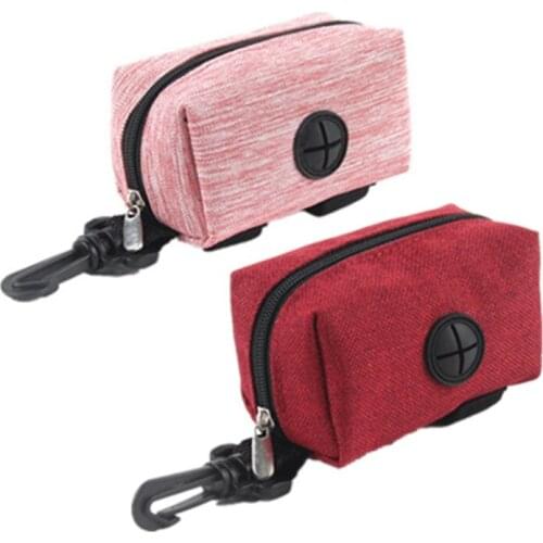 Pet garbage bag dispenser Dogs go out and pick up the poop storage bag Easy to extract Mini form factor Durable and convenient