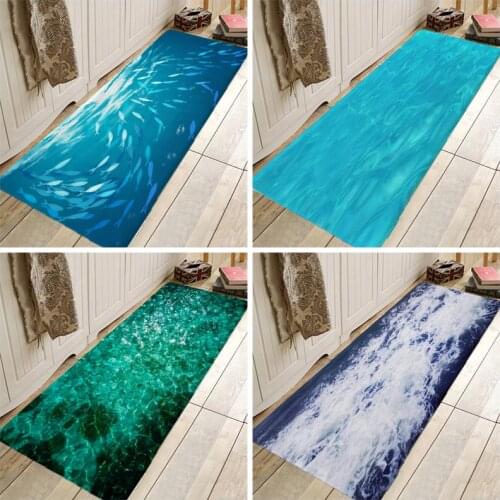 Creative 3D Printing Multi Colour Hallway Carpets and Rugs for Bedroom Living Room Carpet Kitchen Bathroom Anti-Slip Floor Mats
