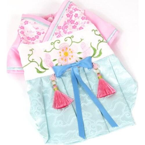 Dog Dress Tang Suit Cheongsam Chinese New Year Pet Clothing Cat Chihuahua Yorkie Clothes Spring Autumn Summer Dog Dresses Skirt