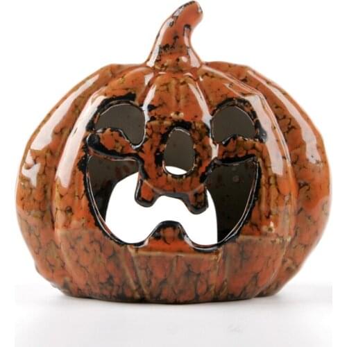 Halloween Pumpkin Head Candle Holders Tea Light Decorations Classic Candles Stand Wax Candles Halloween Candlestick Holders