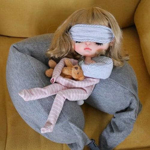 1/6Doll Stripe Pajamas Blyth Sleepwear Doll Clothes (Fit ICY, Pullip, Lati, Azone, Ob24, BJD)