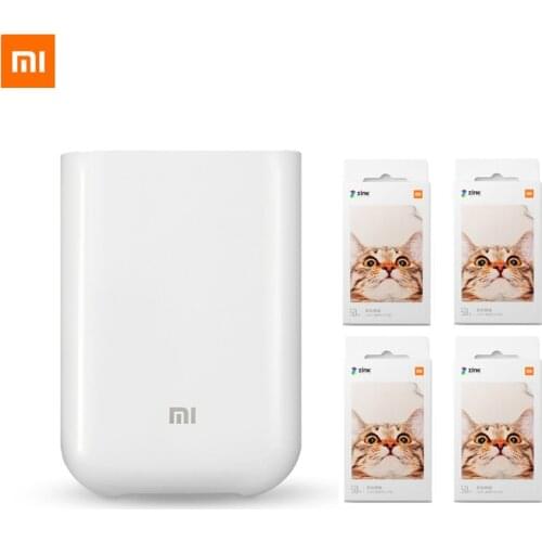 XiaoMi Mijia AR Printer 300dpi Portable Mini Travel Party Photo Picture Printer Pocket Camera DIY Share 500mAh Picture