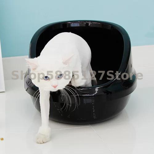 Simple cat toilet semi-closed cat litter box open cat litter box Xinjiang