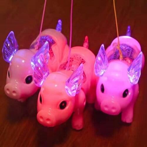 Funny Musical Flashing Walking Pig Toys Pig Electronic Pets Toy Children Interactive Gadgets Electronic Toys Boy Girl Gifts