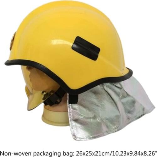 Rescue Helmet Firefighter Helmt Protective Safety Cap Fire Hat for Earthquake, f