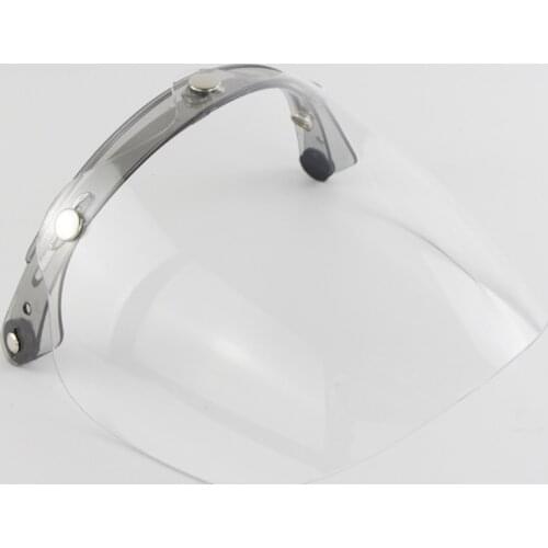 B36B Universal 3-Snap Open Face Bubble Shield Visor Motorcycle Helmet Accessories for Scratch Resistant UV Protected
