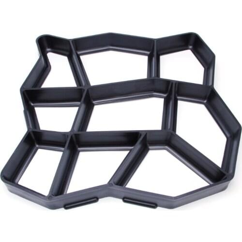 1Pc DIY Garden Walk Mould Make Driveway Paving Brick Patio Concrete Slabs Path