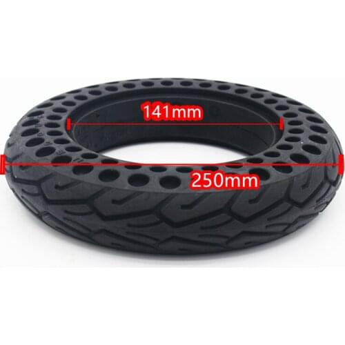 10 inch Porous electric skateboard Bicycle E-Bike tire 10x2.0 air-free honeycomb shock absorber solid tire 10*2.0 proof Tyre