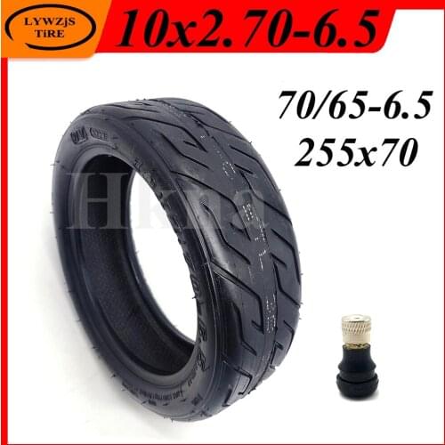 10x2.70-6.5 Tire for Xiaomi Ninebot Electric Scooter Self Balancing Vehicle 70/65-6.5 Tubeless Tyre with Air Valve